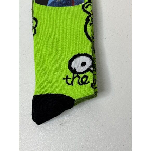 Oscar Grouch Socks Crazy Fun Graphic Novelty Dad Gift Silly Odd Cool Funny Mens - Picture 3 of 5